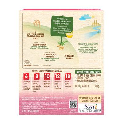 Nestle Cerelac Stage 3 (10 Months+) Powder 300 gm - Wheat-Rice Mixed Fruit (Refill Pack) - Baby And Infant Supplements