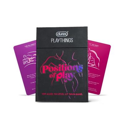 Durex Playthings Positions of Play - Card Game for Couples 1's - Intimate Tools & Accessories