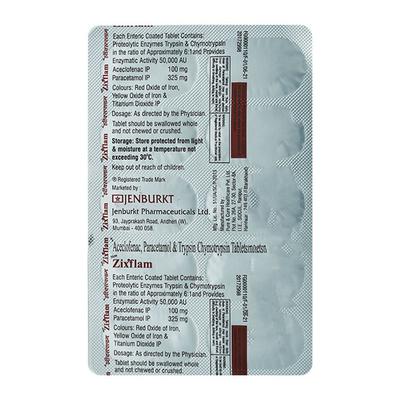 ZIXFLAM NEW Tablet 10's - Pain relief-Nsa