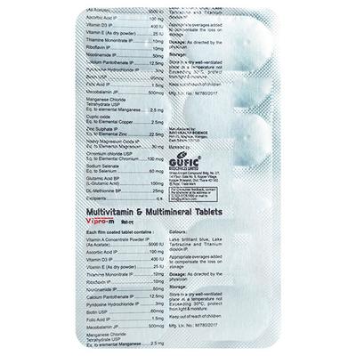 VIPRO M Tablet 10's - Supplements-Cal