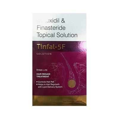 TINFAL 5 F Topical Solution 60ml - Hair Loss-Oda