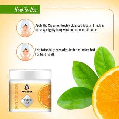 Keya Seth Aromatherapy Skin Defence Orange Cream 50 gm - Lotions & Creams