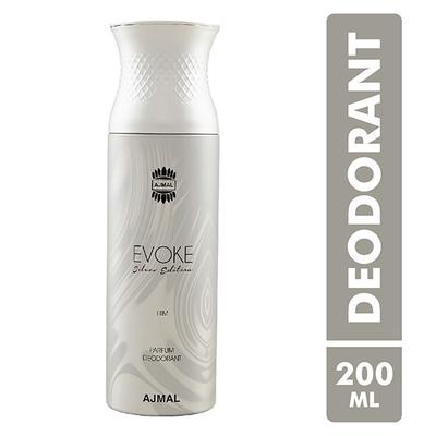 Ajmal Evokesilverhim & Evokesilverhim Deodorants For Men (Pack Of 2) 200 ml - Men Perfumes (Edt/Edp)
