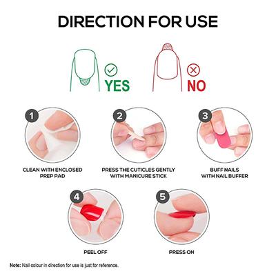 Renee Stick on Nails - MN 02 24's - Nail Care
