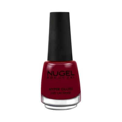 Nugel HOT RED 32 Non Uv Gel Hyper Gloss Nail Enamel 13 ml - Nail Polish