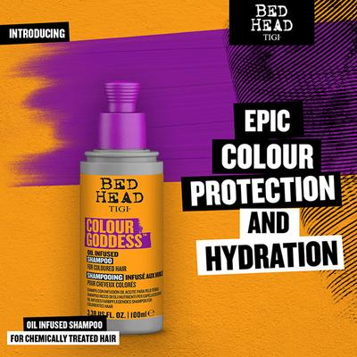 Bed Head Tigi Colour Goddess Oil Infused Shampoo for Coloured Hair 100 ml - Shampoos