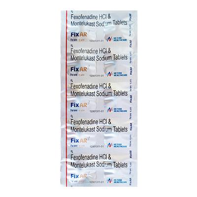 Fixar 10/120mg Tablet 10'S - Allergies-Ant