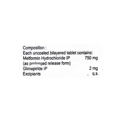 Glimisave M2 750 Tablet 15'S - Diabetes-Ant