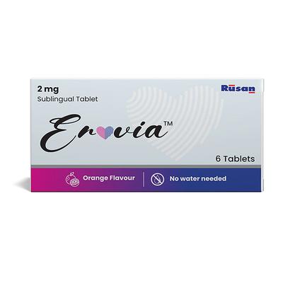 EROVIA 2 MG ORANGE FLAVOUR Sublingual Tablet 6's - Impotence/Erectile Dysfunction (Ed)