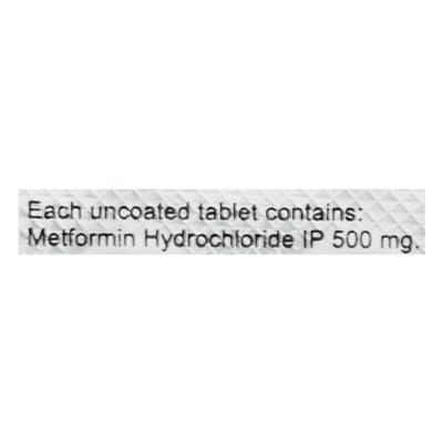 Diamet 500mg Tablet 10'S - Diabetes-Ant