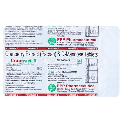 CRANTRACT D Tablet 10's - Supplements-Ent