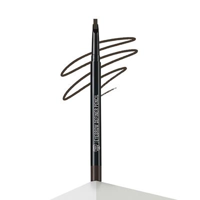 PAC Eyebrow Definer Pencil 3-in-1 Pencil with Built in Sharpener Spoolie, Waterproof - 01 (0.25 g) - Eyebrow Pencils & Enhancers