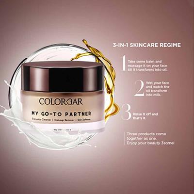 Colorbar My Go-To Partner Makeup Remover / Cleanser Mgp001 45 Gm - Make Up Removers