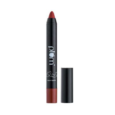 Plum Twist & Go Matte Lipstick Ceramides & Hyaluronic Acid 128 Crimson Side 1.8 gm - Lip Crayons