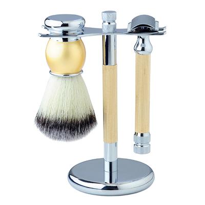 Pearl Shaving Set with Double Edge Razor - Gold - Shavers