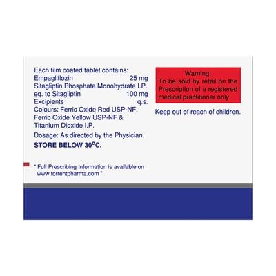 COSPIAQ S 25+100 Tablet 10's - Diabetes-Ant