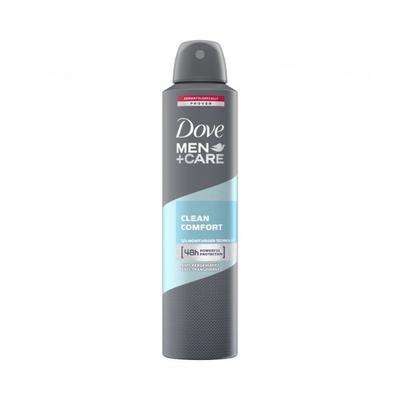 Dove Men + Care Clean Comfort 48 Powerful Protection Antiperspirant/Antitranspirant 250ml - Men Deodorants/Roll-Ons