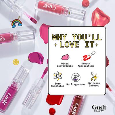 Gush Beauty Playpaint Airy Fluid Lipstick - Paint The Town 2.8 ml - Liquid Lipsticks
