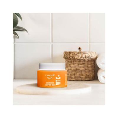 27631 - Lakme 9 to 5 Vit C+ Ovr nt Spng Mask 50 gm - Make Up Removers