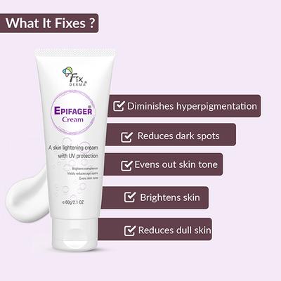 Fixderma Epifager Skin Lightening Face Cream 60 gm - Night Cream