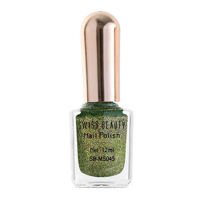 Swiss Beauty Glitter Nail Polish - (Shade-23) 12 ml - Nail Polish