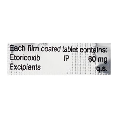 ECT 60mg Tablet 10'S - Pain relief-Nsa
