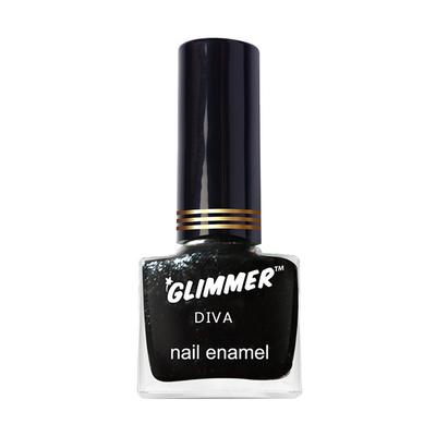 GL -9 ml 129BBLACK GLITTER 9 ml - Nail Polish