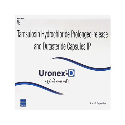 URONEX D Capsule 15's - Bladder And Prostate Disorders-Dru