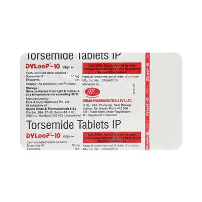 DYLOOP 10 Tablet 15's - Hypertension-Diu