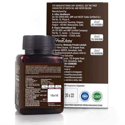 WOW Life Science Immunity Booster Veg Capsules 60's - Vitamin C
