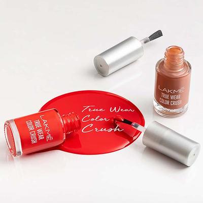 Lakme True Wear Color Crush Nail Polish, Long Lasting & Vibrant Nail Paint, 13, 6ml - Nail Polish
