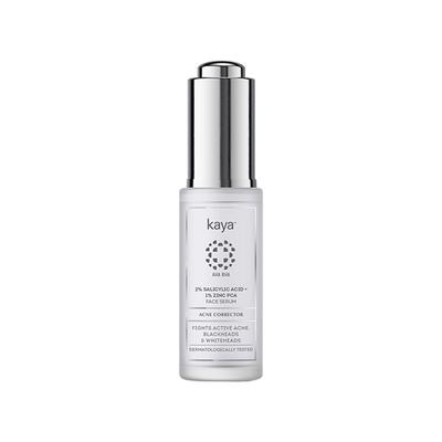 Kaya 2% Salicylic Acid + 1% Zinc Pca Face Serum, Acne Corrector, Mild Exfoliation, All Skin Types 30 ml - Face Serum