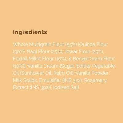 Nourish You Vanilla Fills with Quinoa + Ragi 250 gm - Nutritional Bars