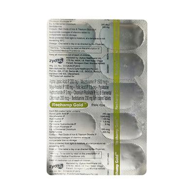 Rechamp Gold Tablet 10'S - Supplements-Vbc