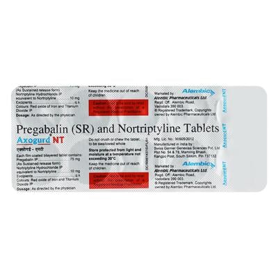 Axogurd NT Tablet 10'S - Neuropathic Pain-Dru