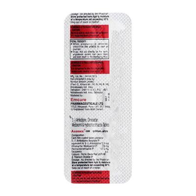 Asomex OH Tablet 10'S - Hypertension-Ang