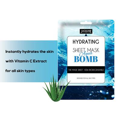 Jaquline USA Hydrating Sheet Mask Aqua Bomb 25 gm - Sheet Masks