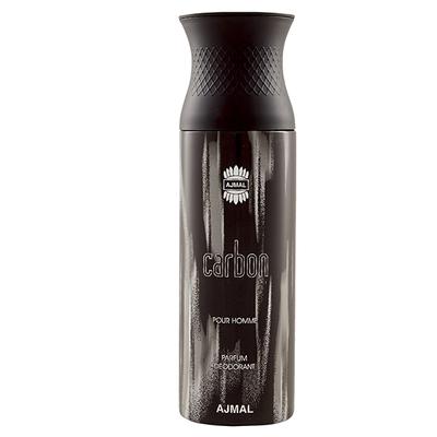 Ajmal Carbon & Silver Shade & Wisal Dahab Deodorant Spray - For Men (Pack Of 3) 200 ml - Men Perfumes (Edt/Edp)