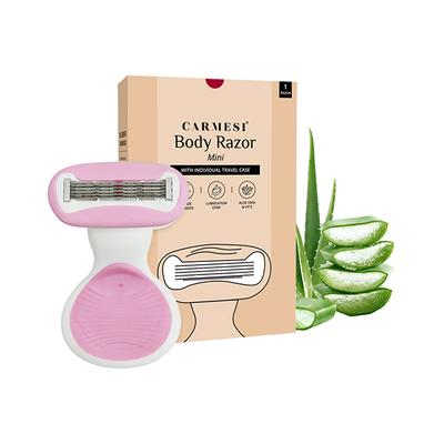 Carmesi Body Razor for Women's Hair Removal, with Travel Case, 5-Blade Precision 1's - Shaving & Hair Removal