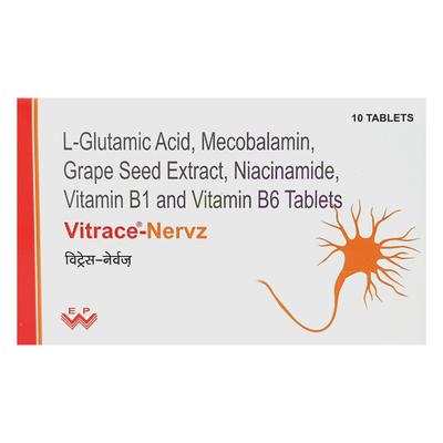Vitrace Nervz Tablet 10'S - Supplements-Vam