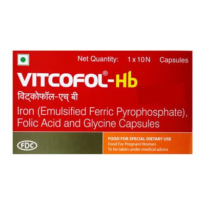 Vitcofol HB Capsule 10'S - Iron Supplement/Anaemia-Vma