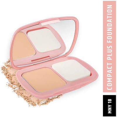 Insight Cosmetics Prime Perfect Compact Plus Foundation - MNY18 Enriched with Vitamin E 10gm - Compact Powder