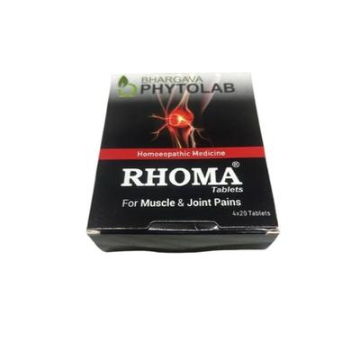 Bhargava Phytolab Rhoma Tablet (Pack o f 4 x 20's) - Speciality Medicine