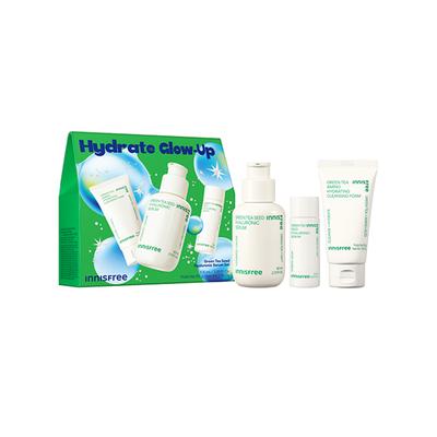 Innisfree Hydrate Glow-Up Set Korean Routine for Deep Hydration & Glass Skin 155 ml - Makeup Kits & Sets