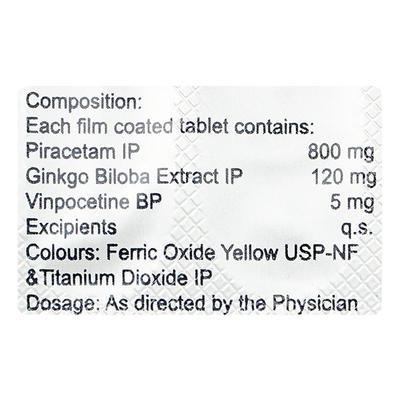 GINKOCER FORTE Tablet 10's - Nootropics And Neurotrophics