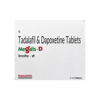 MEGALIS D Tablet 4's - Impotence/Erectile Dysfunction (Ed)