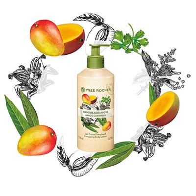Yves Rocher Energizing Body Lotion Mango Coriander 390 ml - Lotions & Creams