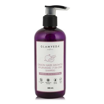 Glamveda Onion 7 In One Ayurvedic Hair Growth Shampoo 300 ml - Shampoos