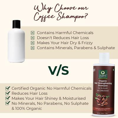 Organic Harvest Coffee Shampoo 500 ml - Shampoos