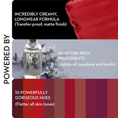 SUGAR Cosmetics X Wonder Woman Creamy Matte Lipstick - 10 Legendary Lass 2 gm - Lipsticks